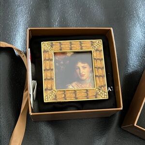 Elegant Gold Picture Frame by Jay Strongwater